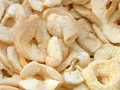 Dried apple slices