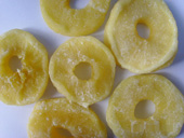 apple rings sugared